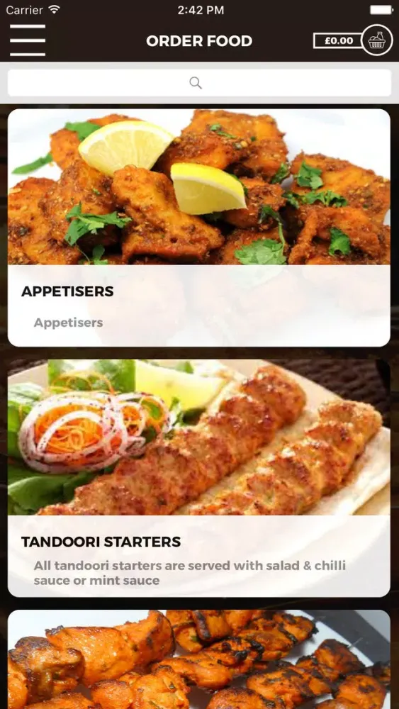 ภาพหน้าจอของ TASTE OF INDIA RUTHERGLEN