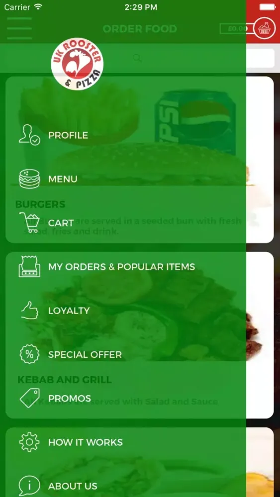 UK ROOSTER AND PIZZA Screenshots