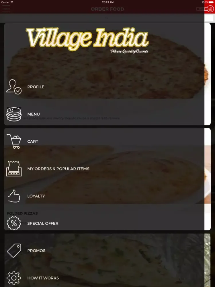 VILLAGE INDIA LEEDS iPad  スクリーンショット