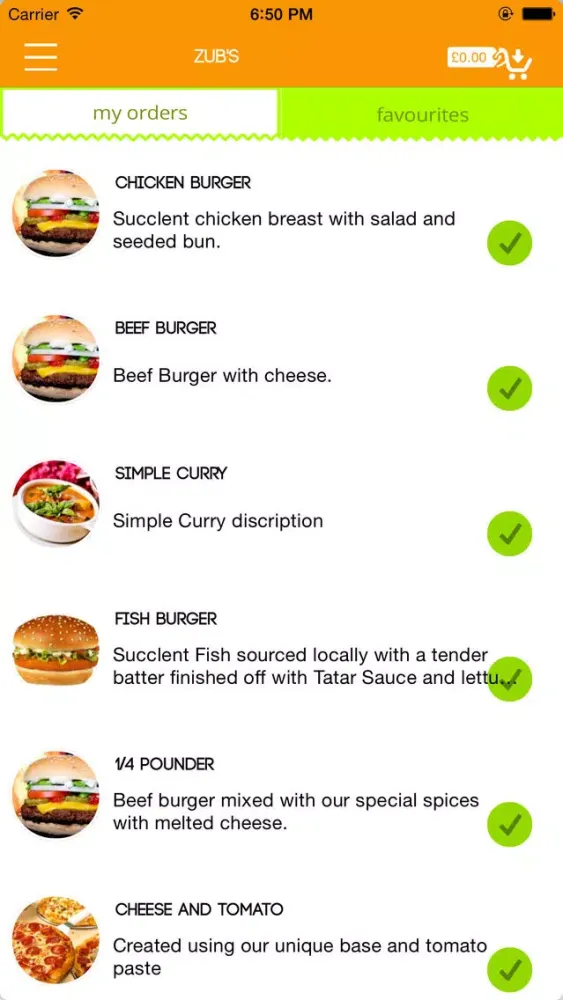 ZUBS GRILL AND KEBAB LEEDS स्क्रीनशॉट