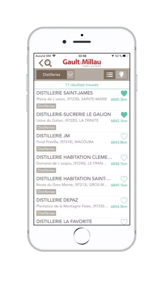 Gault&Millau Martinique سکرین شاٹس