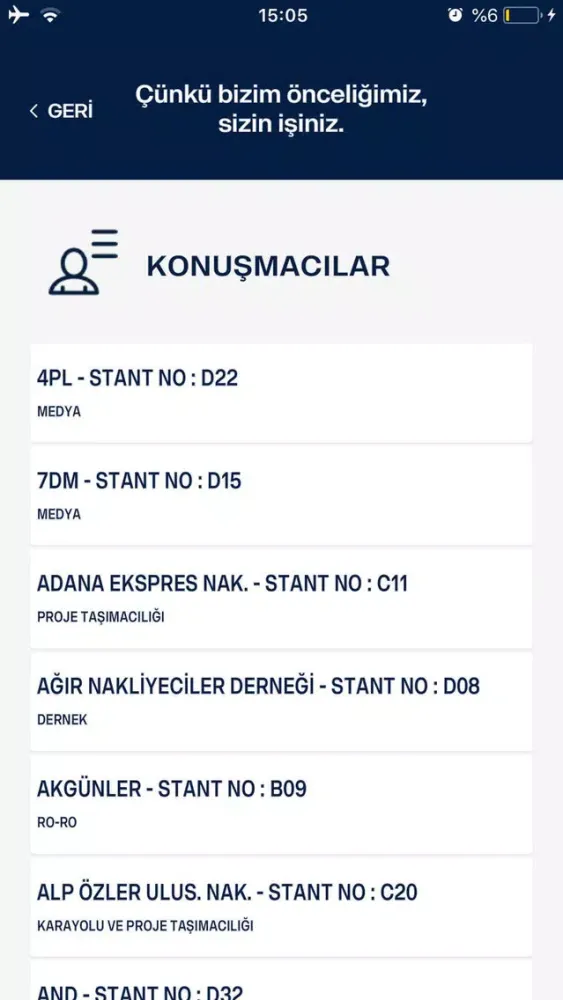 Lojistik Zirvesi Ekran Görüntüleri