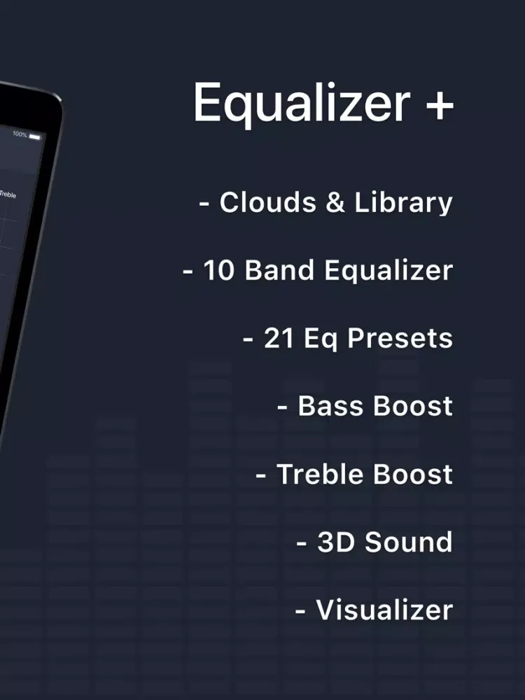 Capturas de tela do Equalizer & Bass Booster iPad 