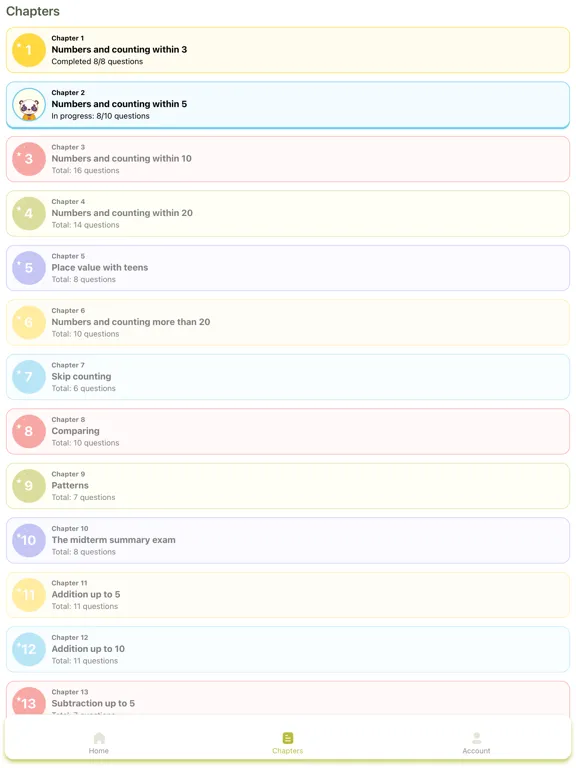 Kindergarten Math Learning iPad 应用截图