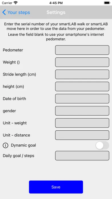 smartLAB walk Screenshots