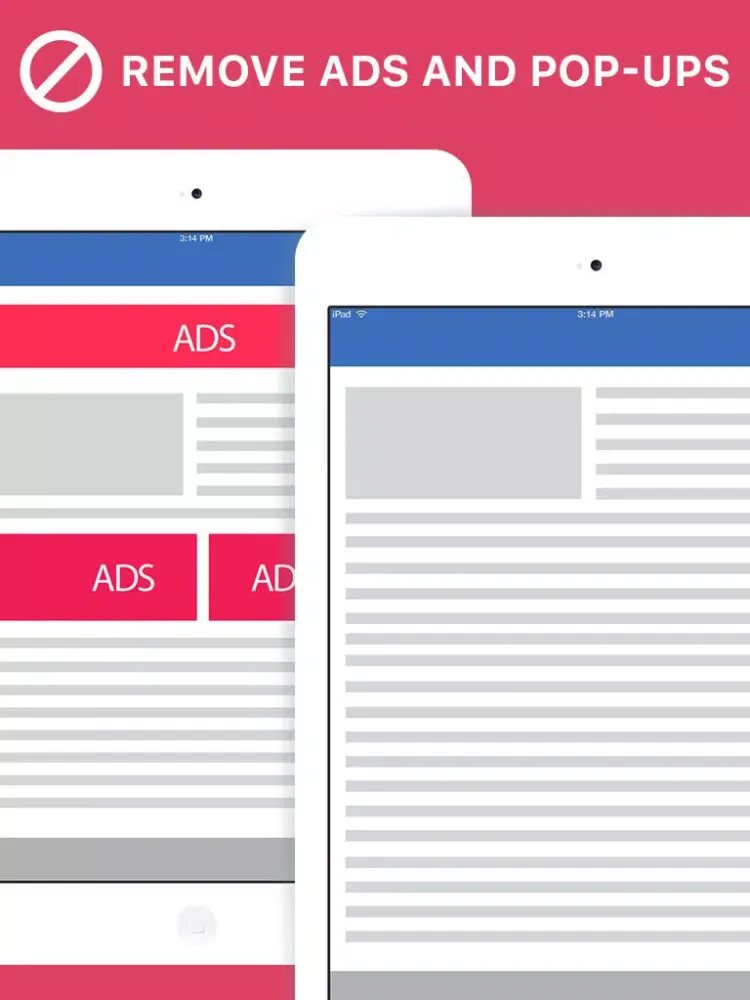 AdBlocker - block Ads & Browse Faster iPad 应用截图