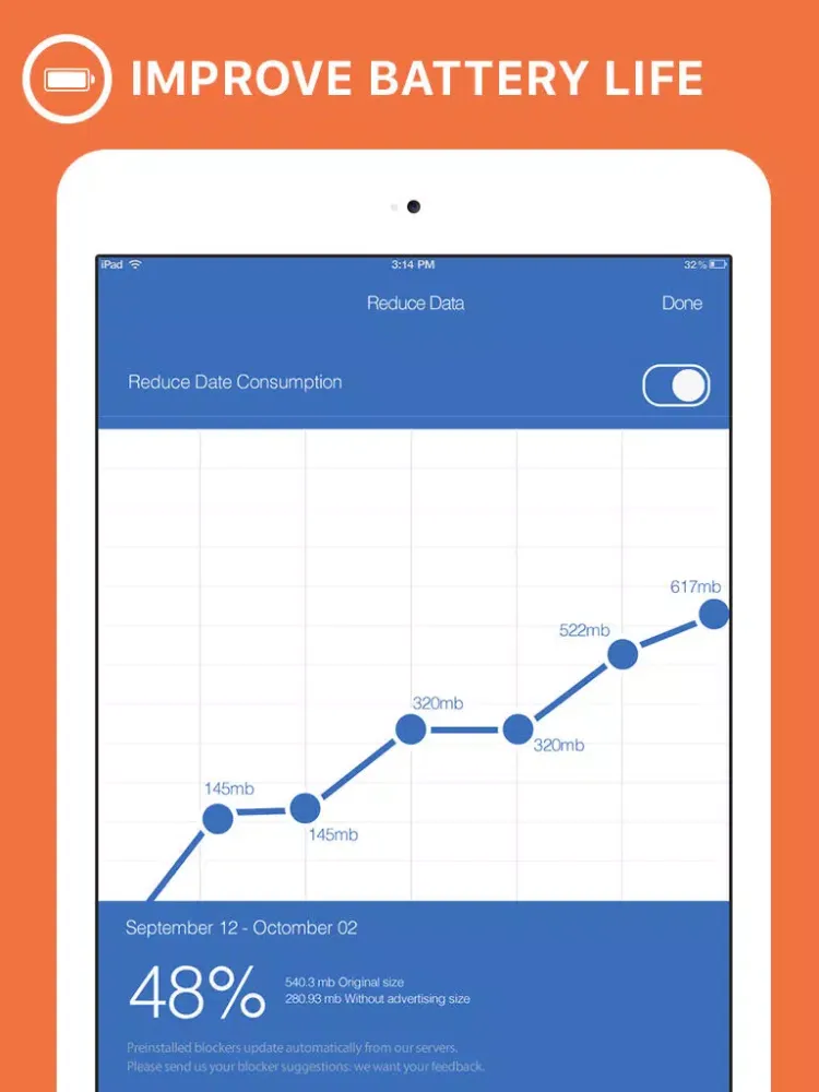 AdBlocker - block Ads & Browse Faster iPad 应用截图