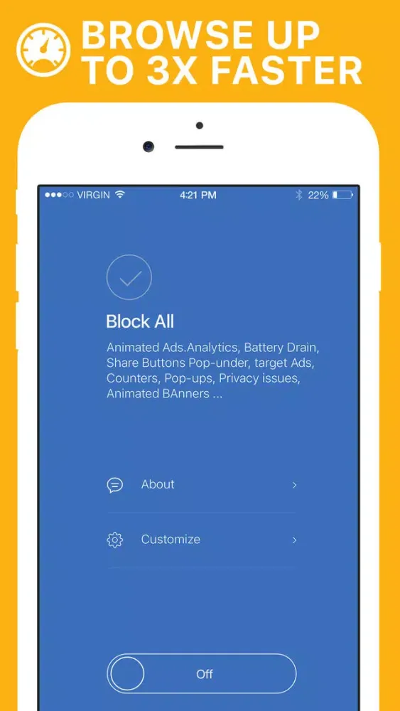 AdBlocker - block Ads & Browse Faster应用截图
