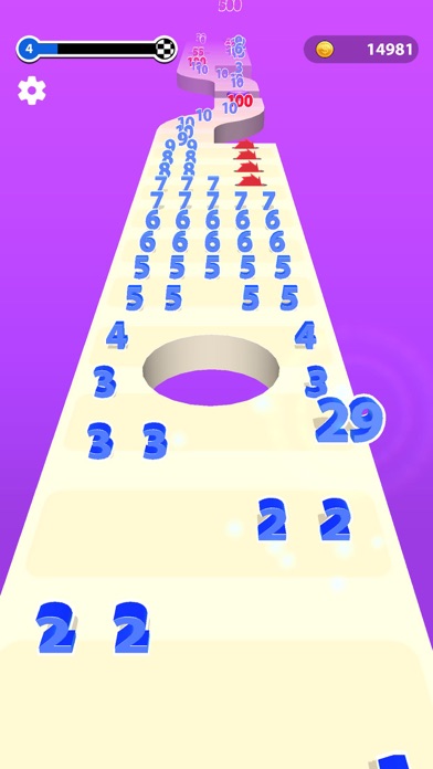 Number Run 2047: Merge Games スクリーンショット