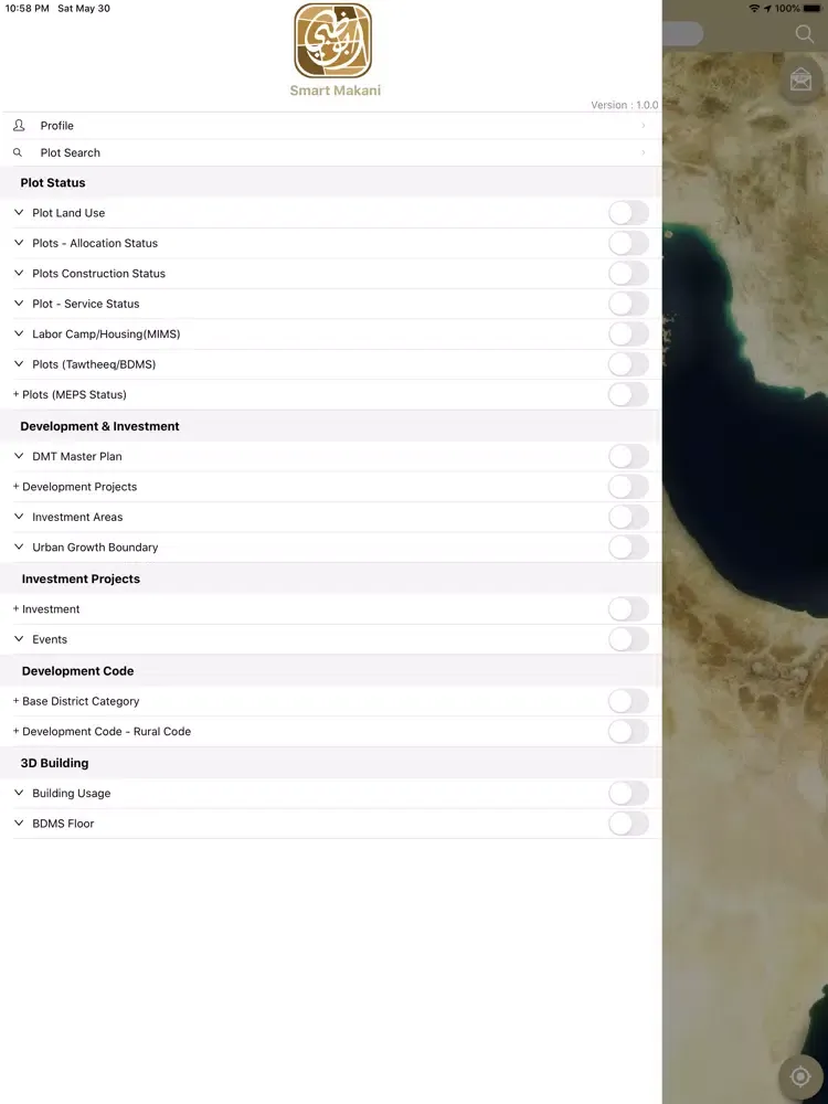 Capturas de pantalla de Smart Makani iPad 