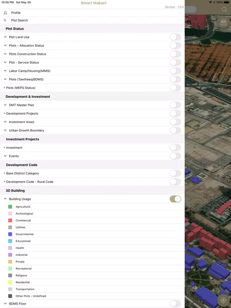 Capturas de pantalla de Smart Makani iPad 