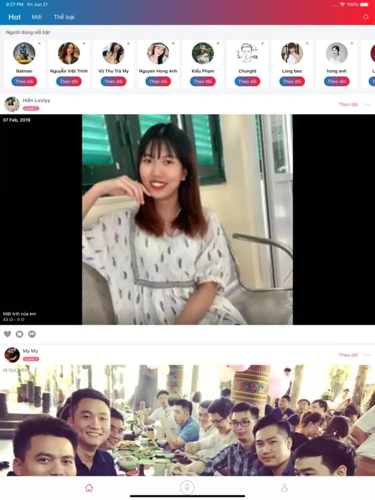Tangkapan skrin Buum 360 - Hát karaoke hay iPad 