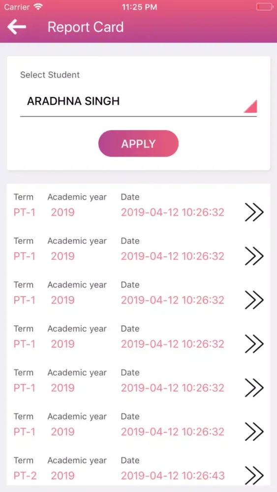 Tangkapan layar Smart Mobile ERP