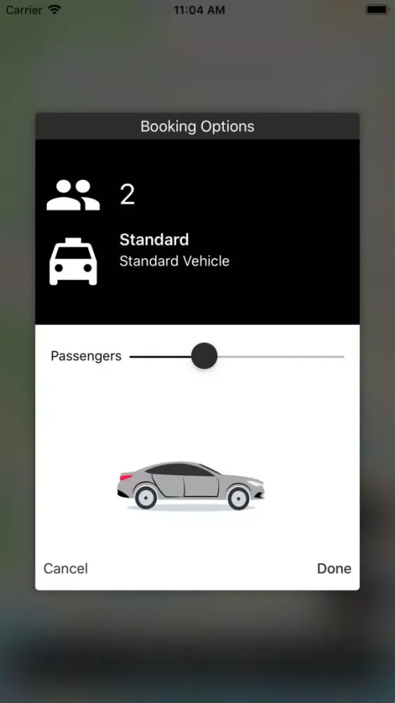 Tangkapan skrin Star Bush Taxis