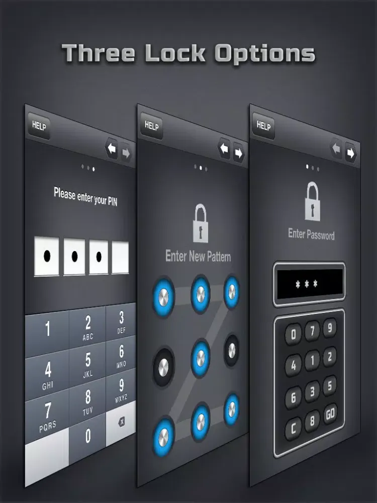 Capturas de tela do Locker Lite iPad 