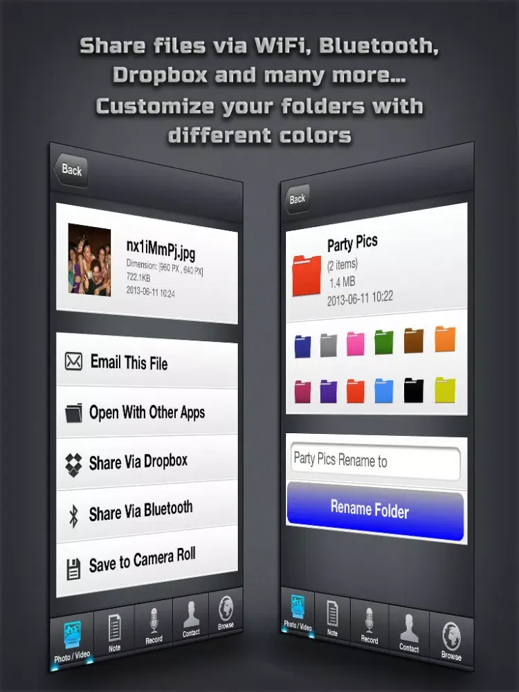 Capturas de tela do Locker Lite iPad 