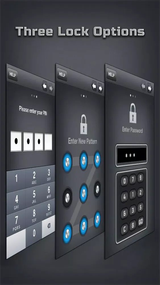 Capturas de tela do Locker Lite