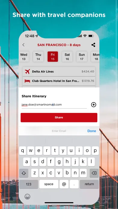 SmartNomad - Plan & Book Trips應用截圖