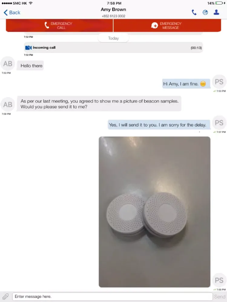 Tangkapan skrin SmarTeam iPad 