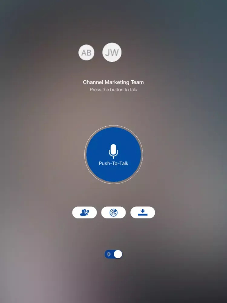 Tangkapan skrin SmarTeam iPad 