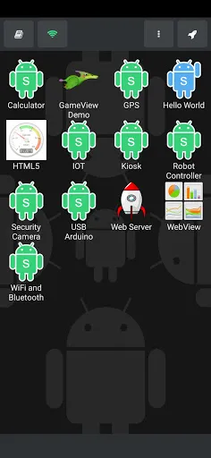 DroidScript: JS and Python IDE Ekran Görüntüleri
