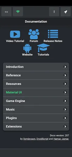 DroidScript: JS and Python IDE Ekran Görüntüleri