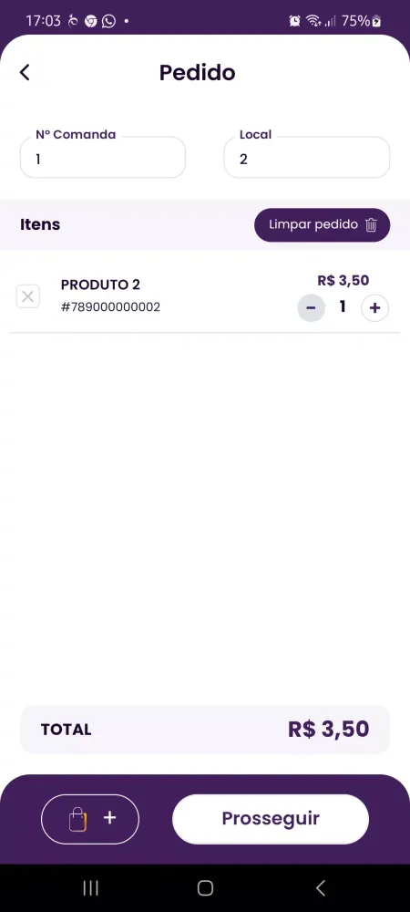 Linx Smart Order 스크린샷