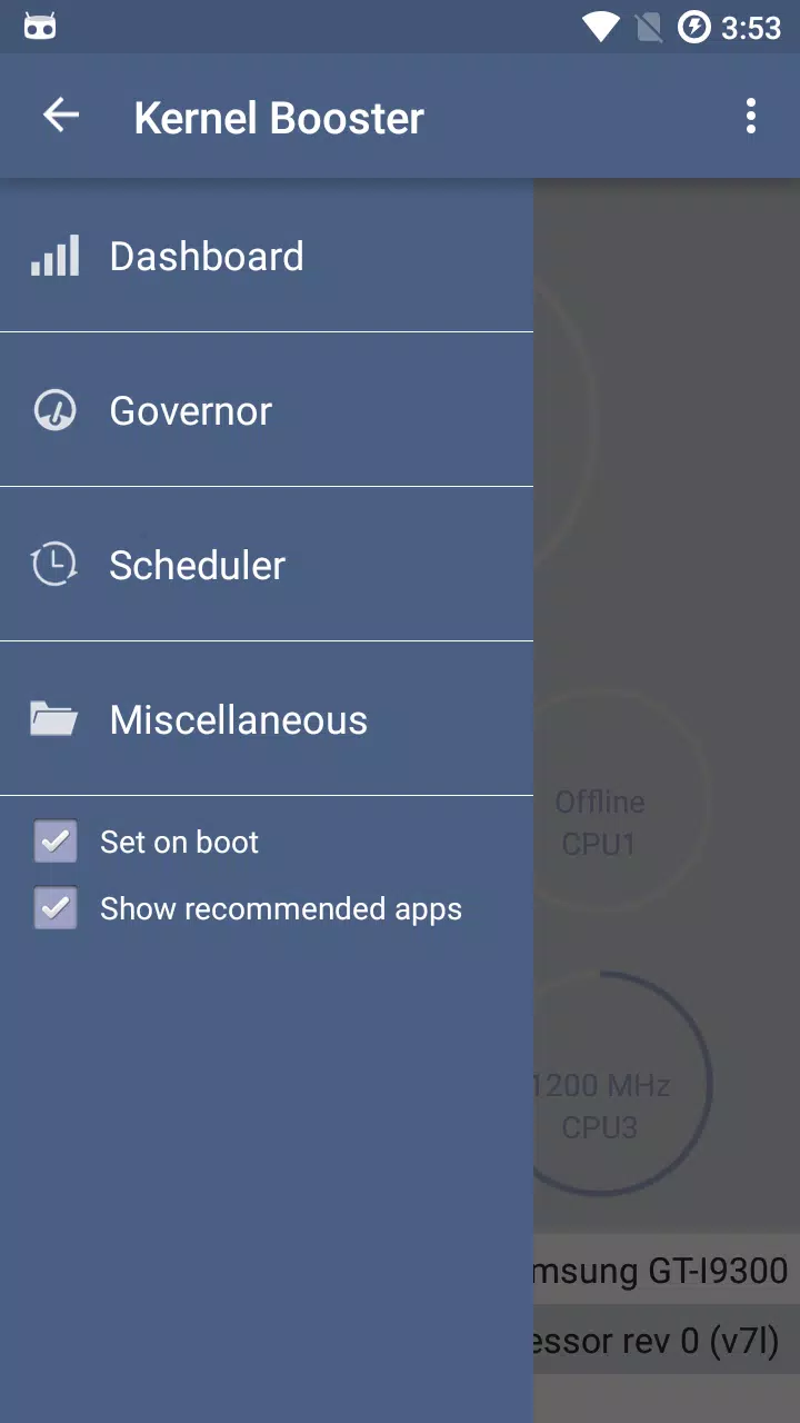 Kernel Booster Screenshots