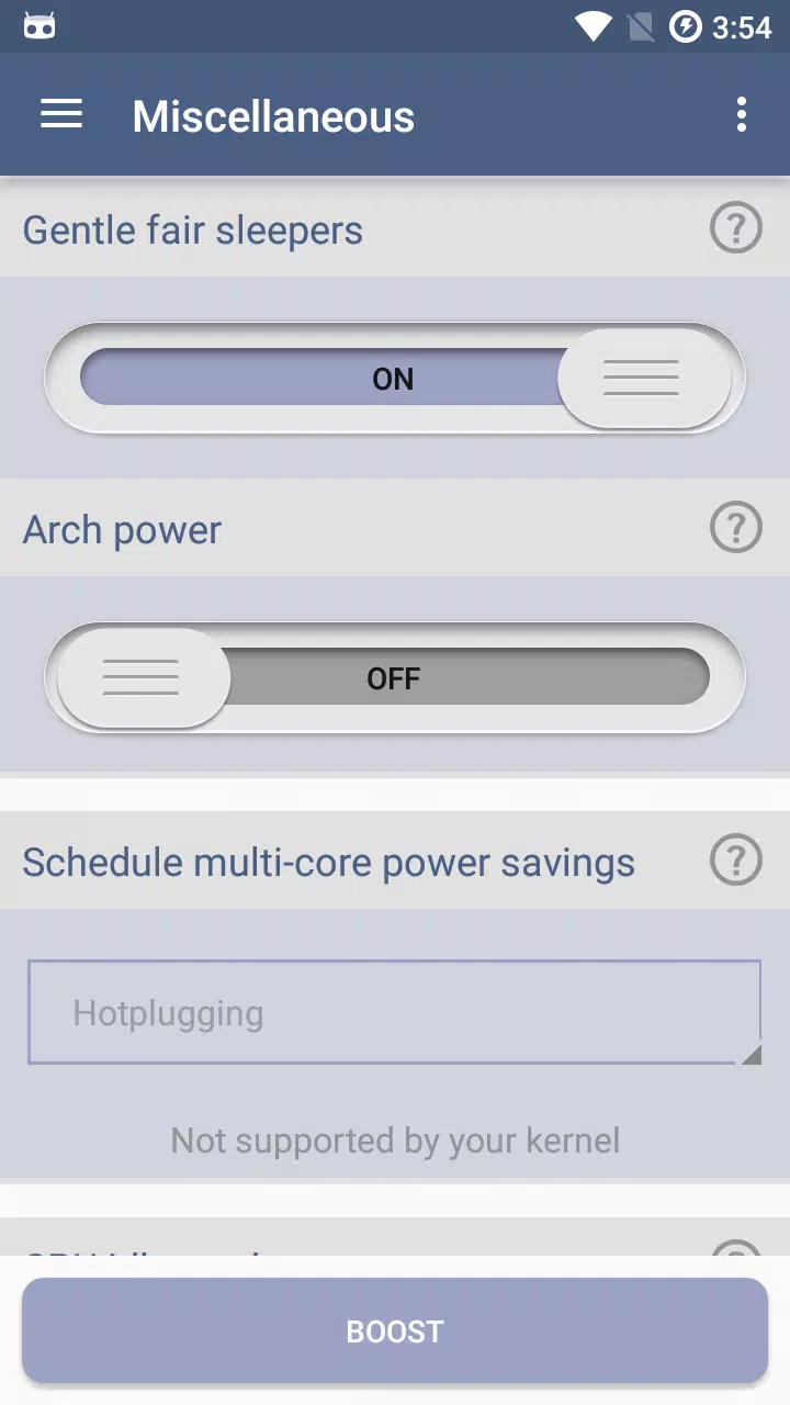 Kernel Booster Screenshots