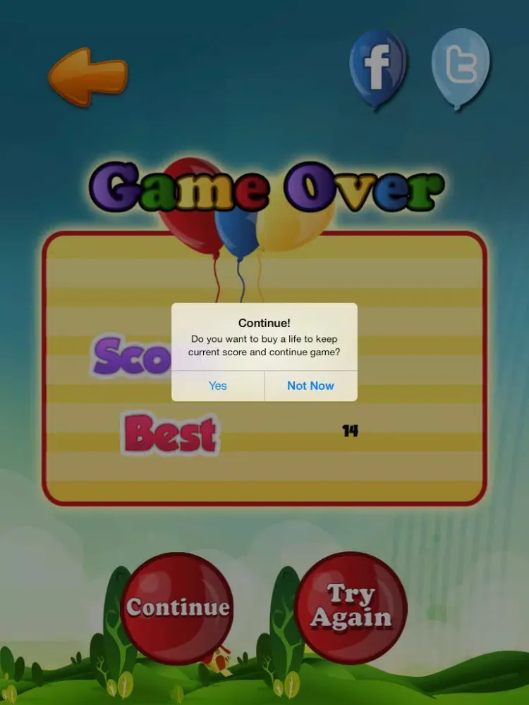 Pop The Balloons Pro iPad 应用截图