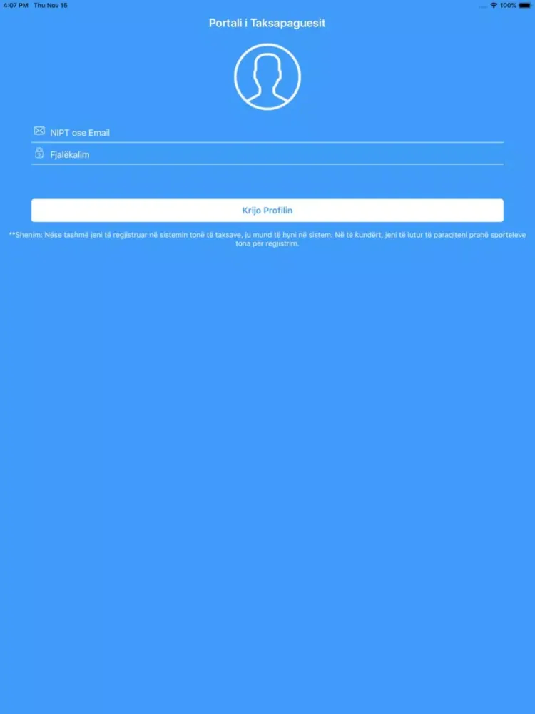 تصاویر e-tax Shkodra iPad 