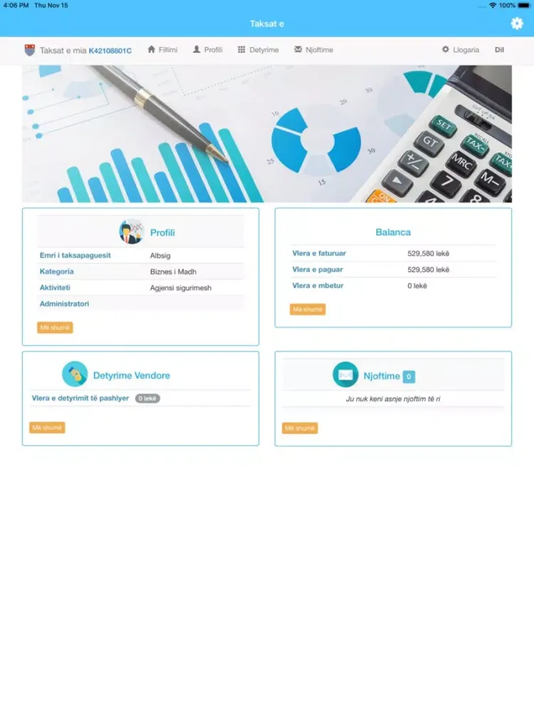 تصاویر e-tax Shkodra iPad 