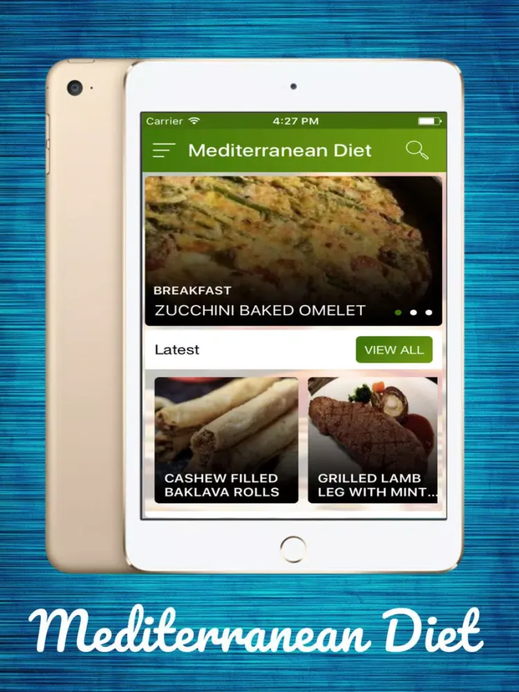 Zrzuty ekranu Mediterranean Diet Meal Plan iPad 