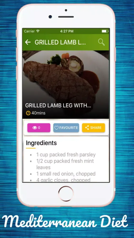 Zrzuty ekranu Mediterranean Diet Meal Plan