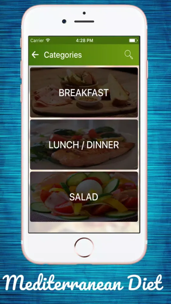 Zrzuty ekranu Mediterranean Diet Meal Plan