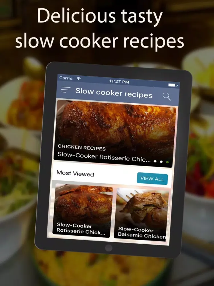 Slow Cooker Recipes Healthy iPad  Screenshots