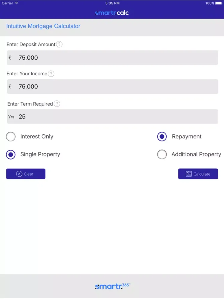 SmartrCalc iPad  Screenshots