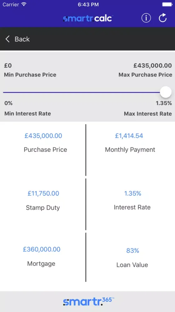 SmartrCalc Screenshots