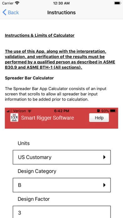 Spreader Bar App स्क्रीनशॉट