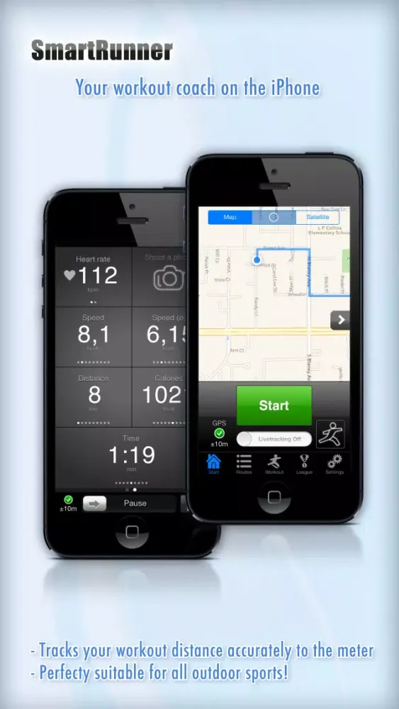 Скриншоты SmartRunner Pro your GPS coach for jogging, cycling and marathon