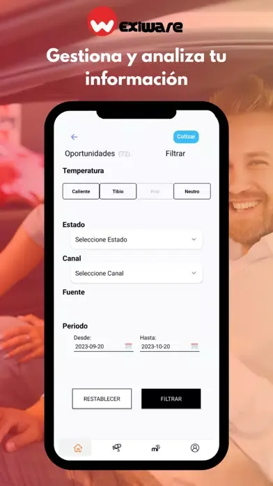 Zrzuty ekranu CRM SMART SALES
