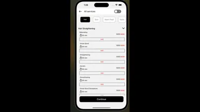 Smart-SalonApp スクリーンショット