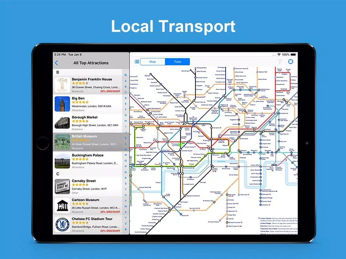 Скриншоты London for Less Travel Guide iPad 