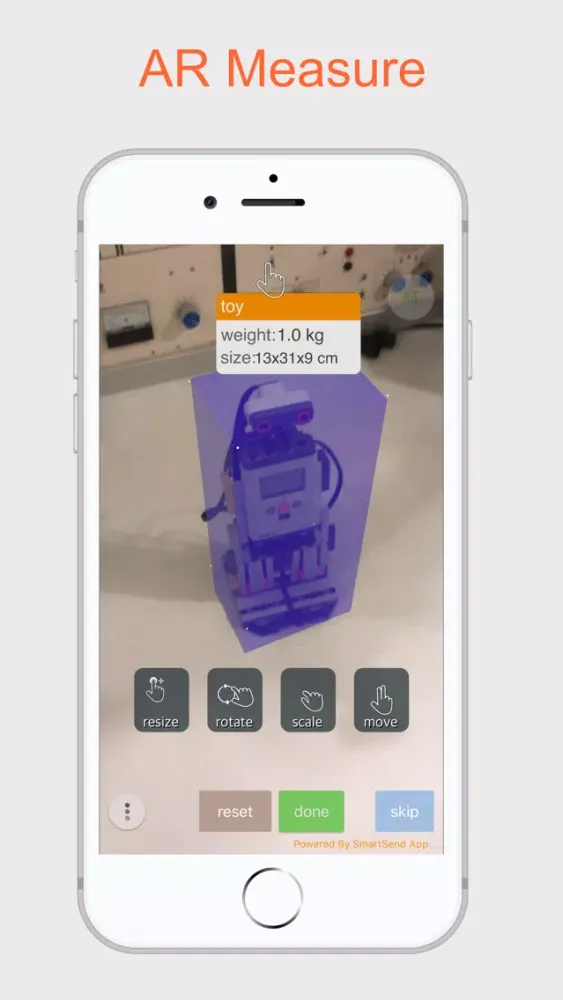 Screenshot di Shipping Calculator AR Measure