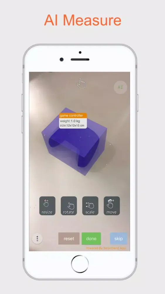 Screenshot di Shipping Calculator AR Measure