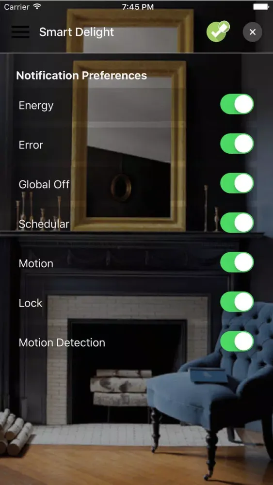 Capturas de tela do Smart Delight