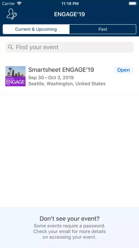 Smartsheet ENGAGE スクリーンショット