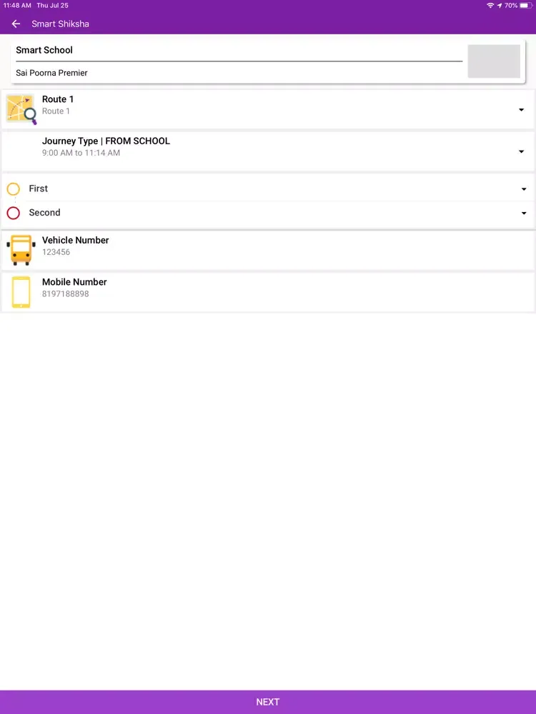 Capturas de pantalla de Smart Shiksha Driver iPad 