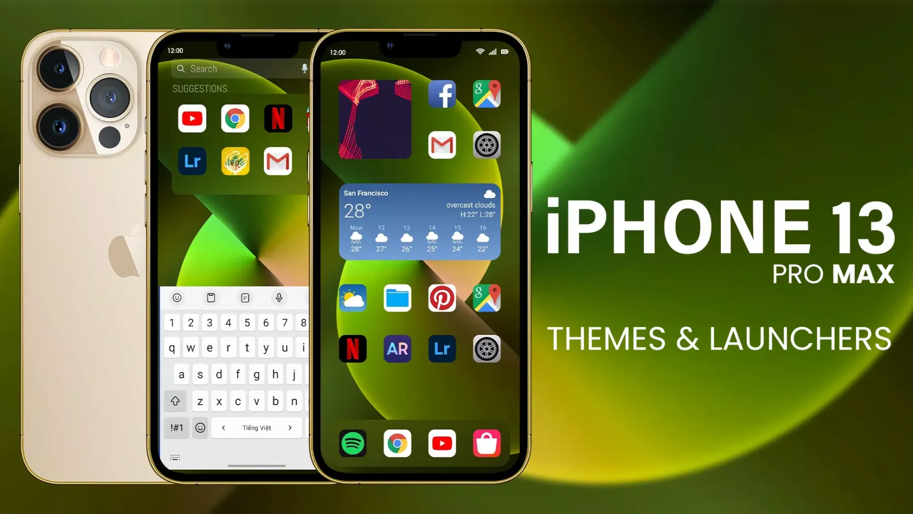 iPhone 13 Pro Max Launcher Screenshots
