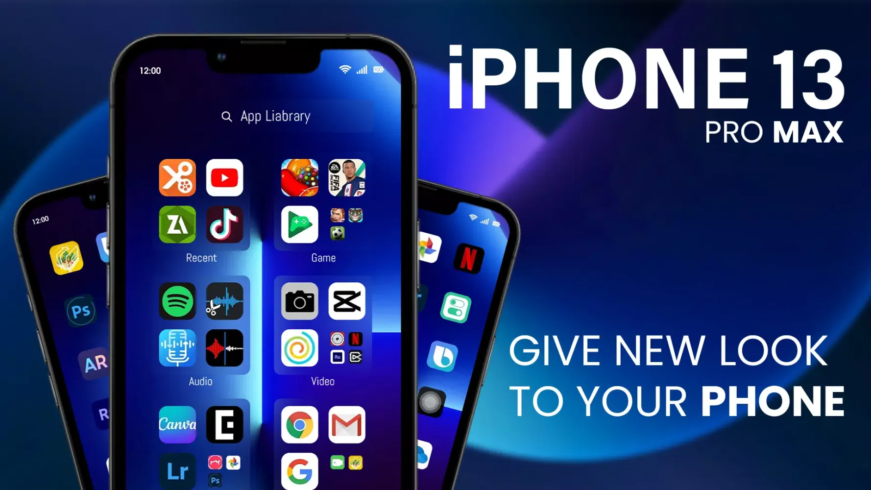 iPhone 13 Pro Max Launcher Screenshots